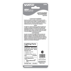 Satco - S3702 - Light Bulb - Clear
