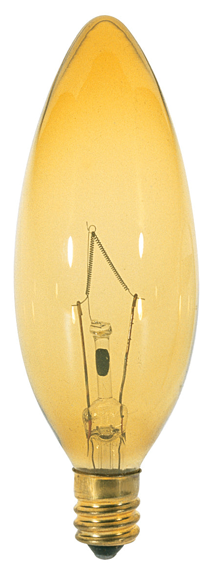 Satco - S3813 - Light Bulb - Transparent Amber