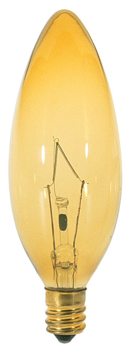 Satco - S3818 - Light Bulb - Transparent Amber