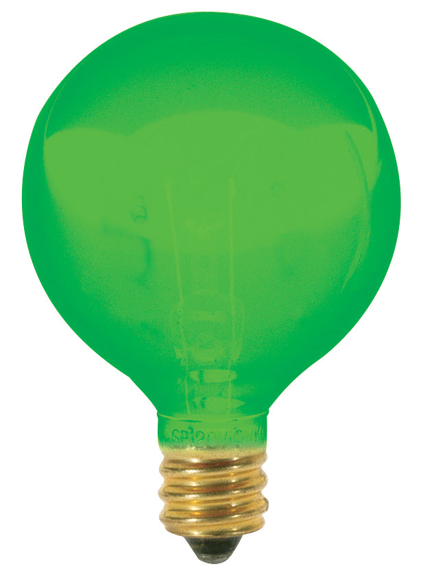 Satco - S3835 - Light Bulb - Transparent Green