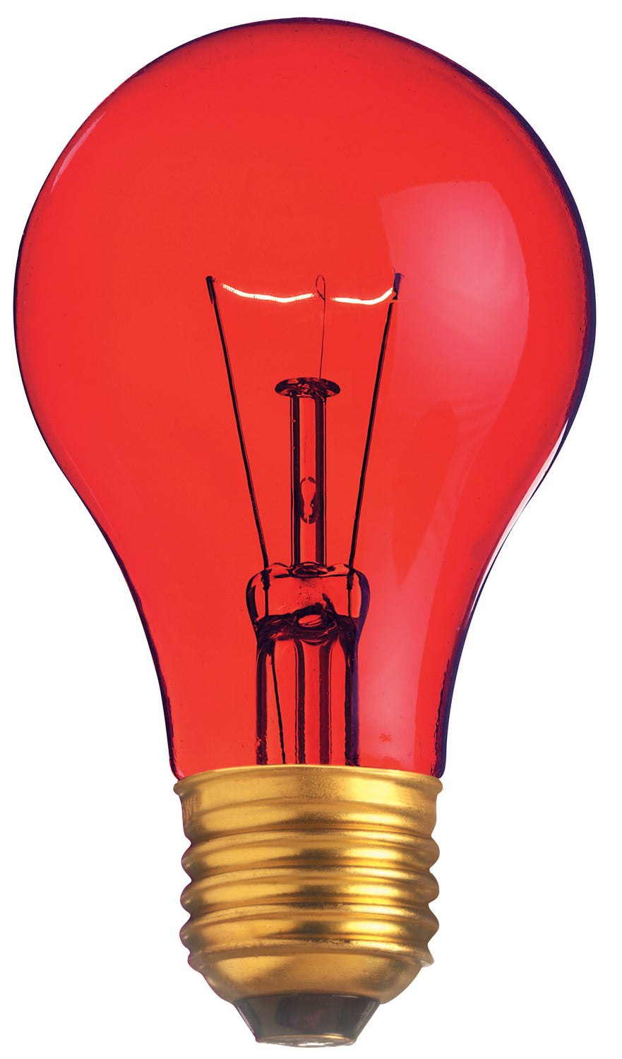 Satco - S6080 - Light Bulb - Transparent Red