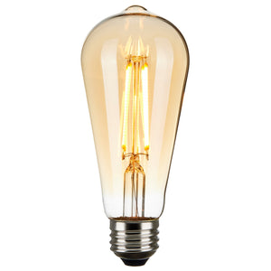 Satco - S8612 - Light Bulb - Transparent Amber