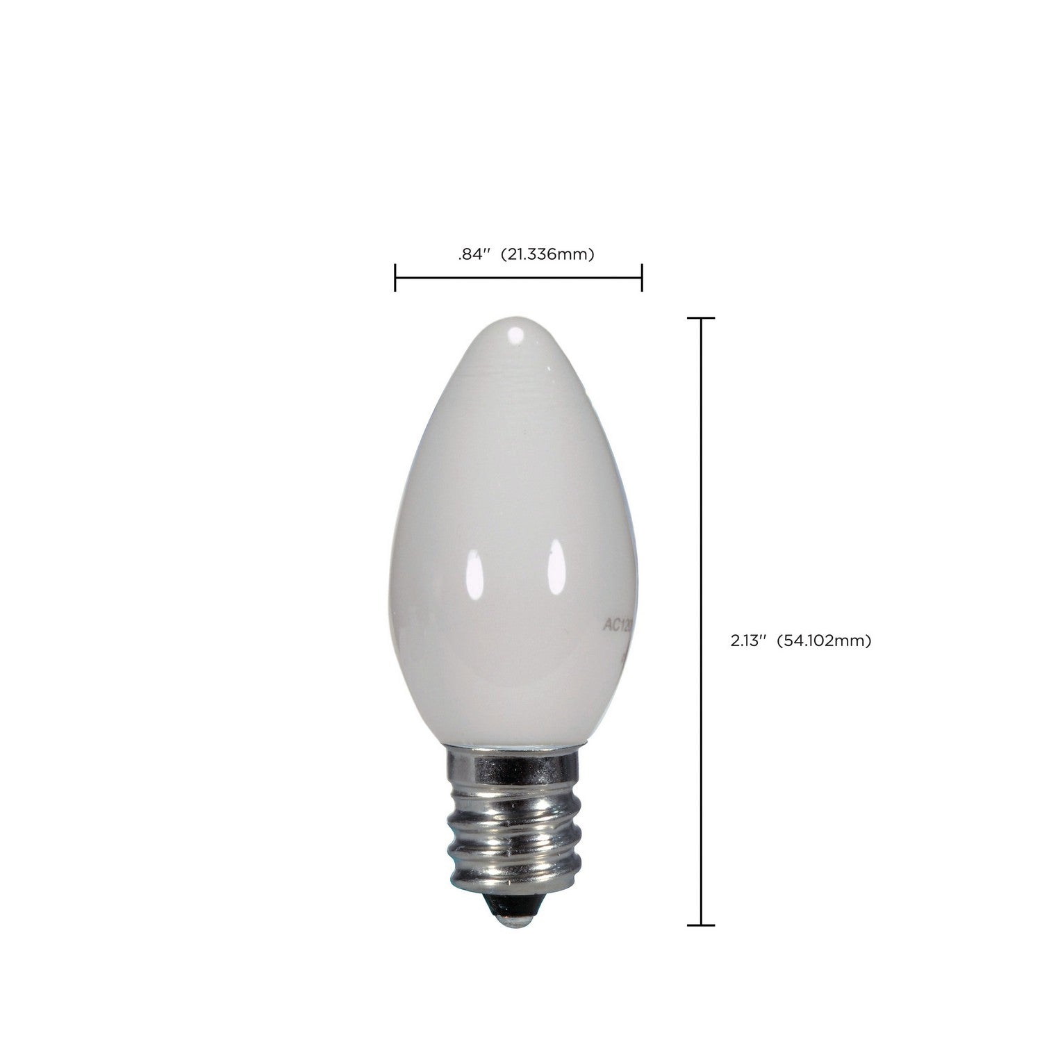 Satco - S9157 - Light Bulb - Coated White