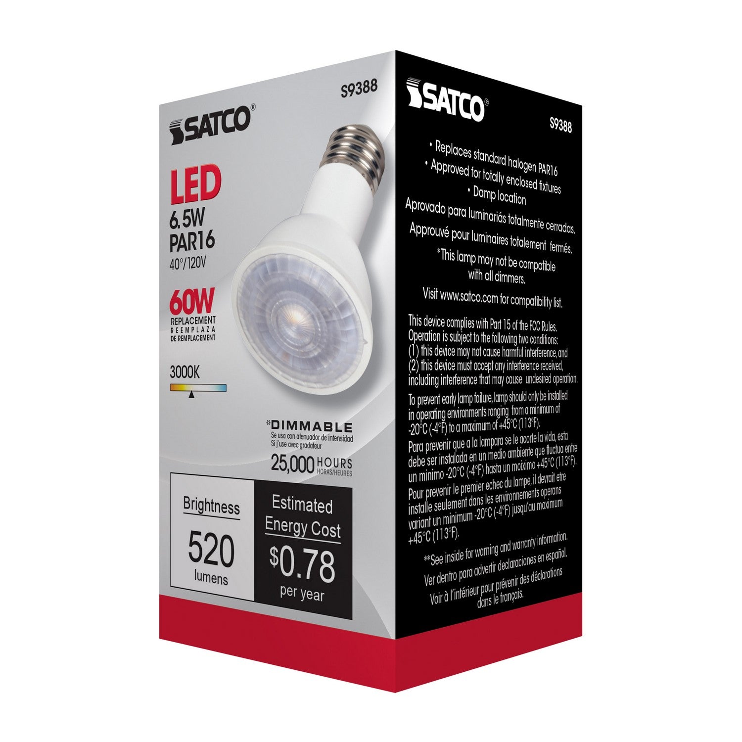Satco - S9388 - Light Bulb - Clear