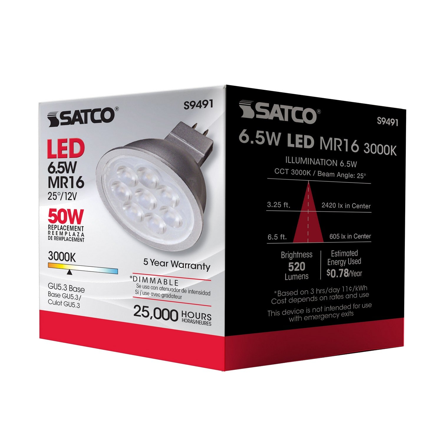 Satco - S9491 - Light Bulb - Gray