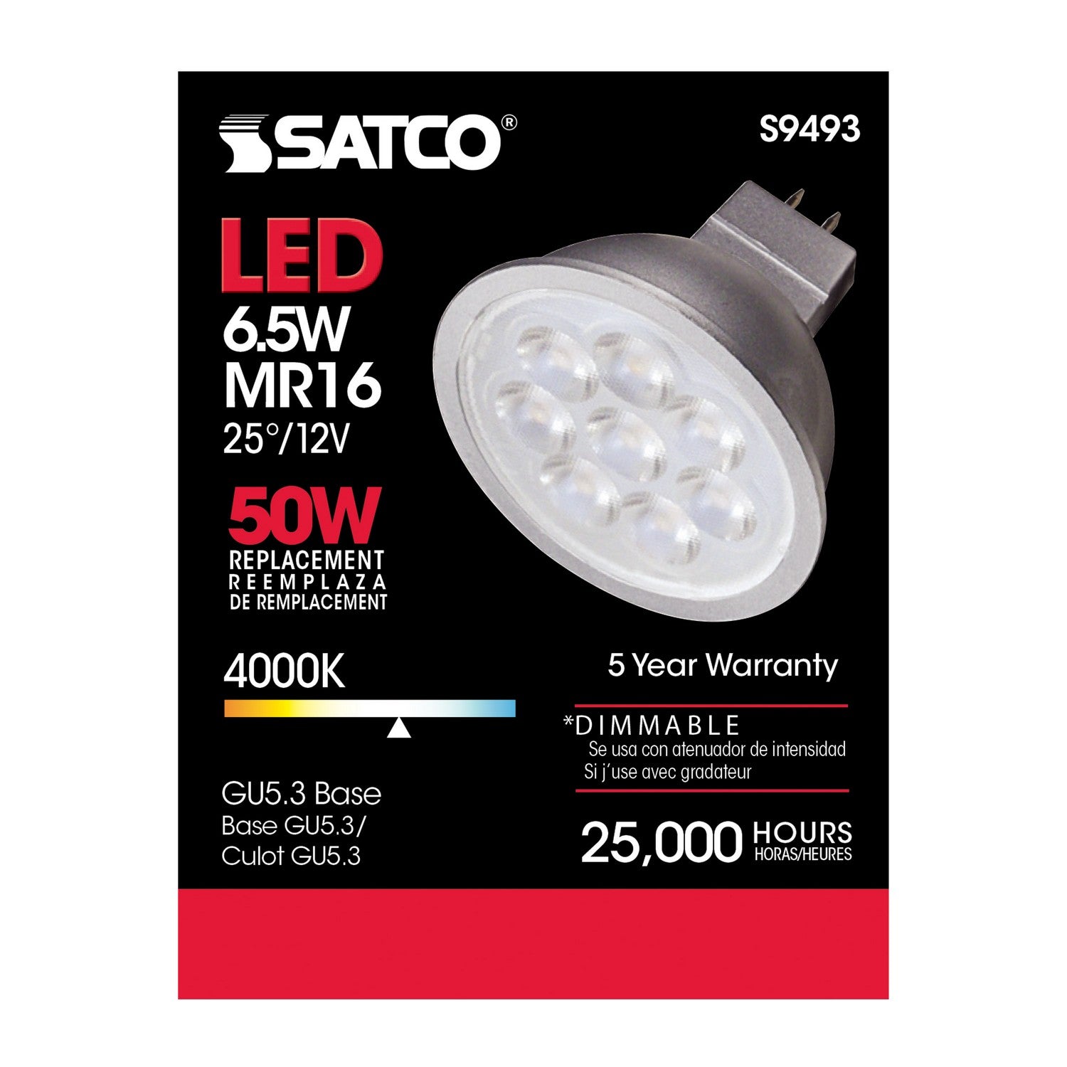 Satco - S9493 - Light Bulb - Gray