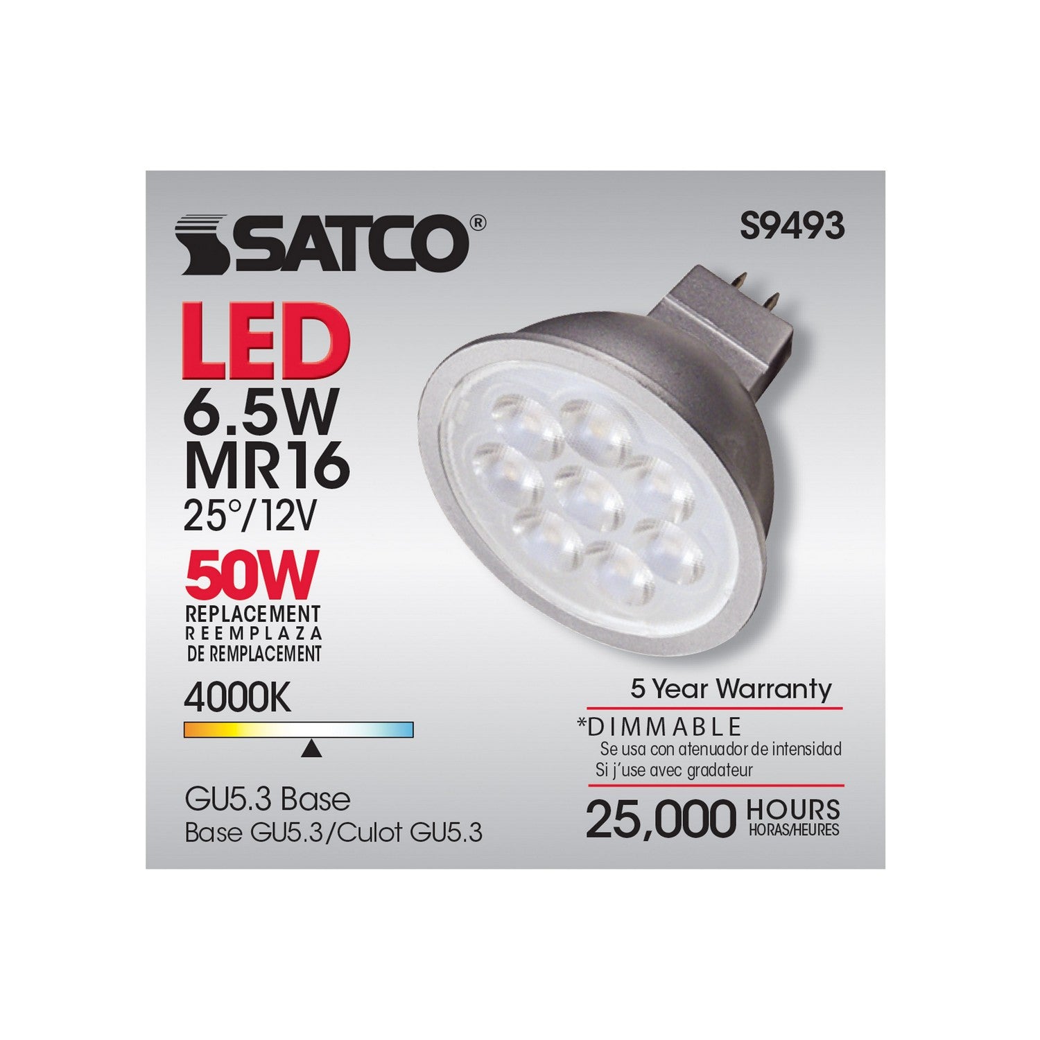Satco - S9493 - Light Bulb - Gray
