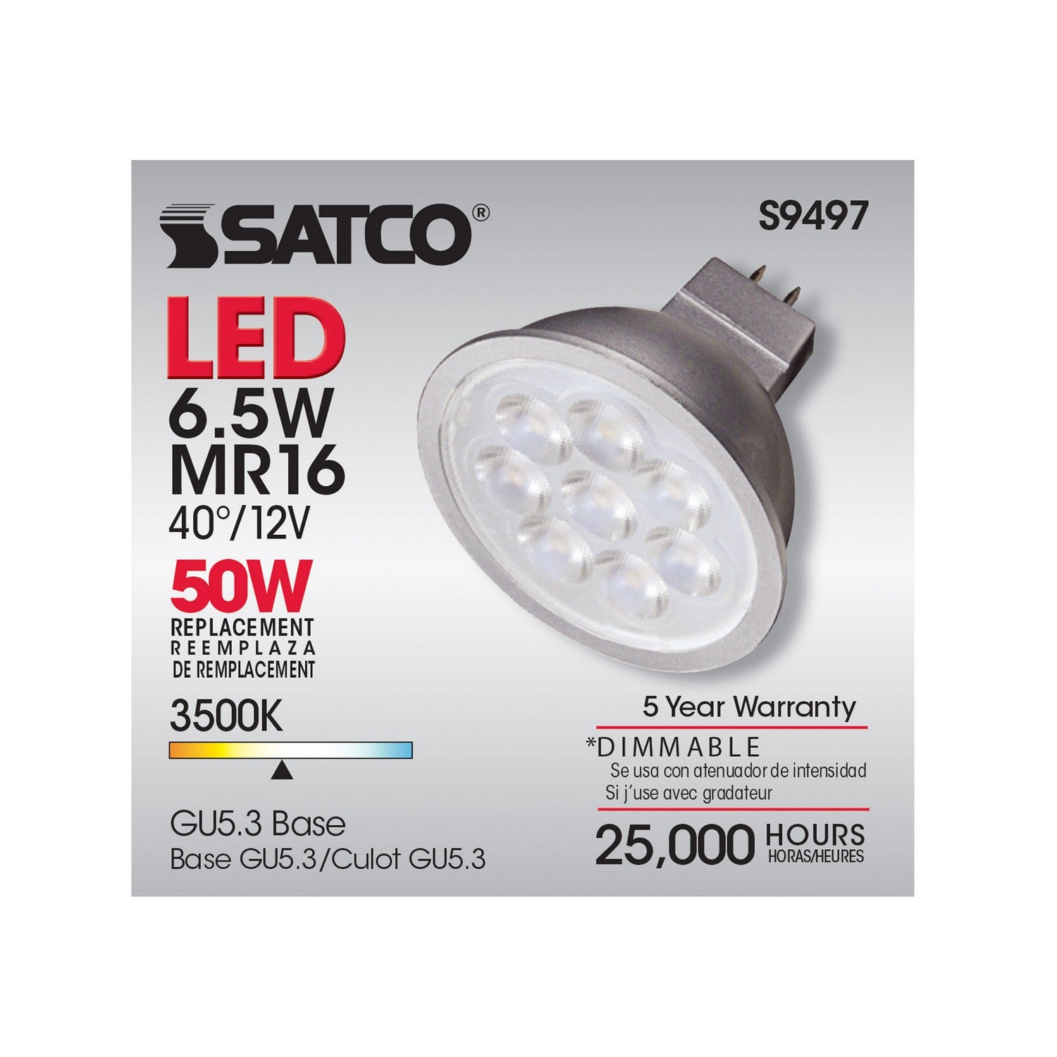 Satco - S9497 - Light Bulb - Gray
