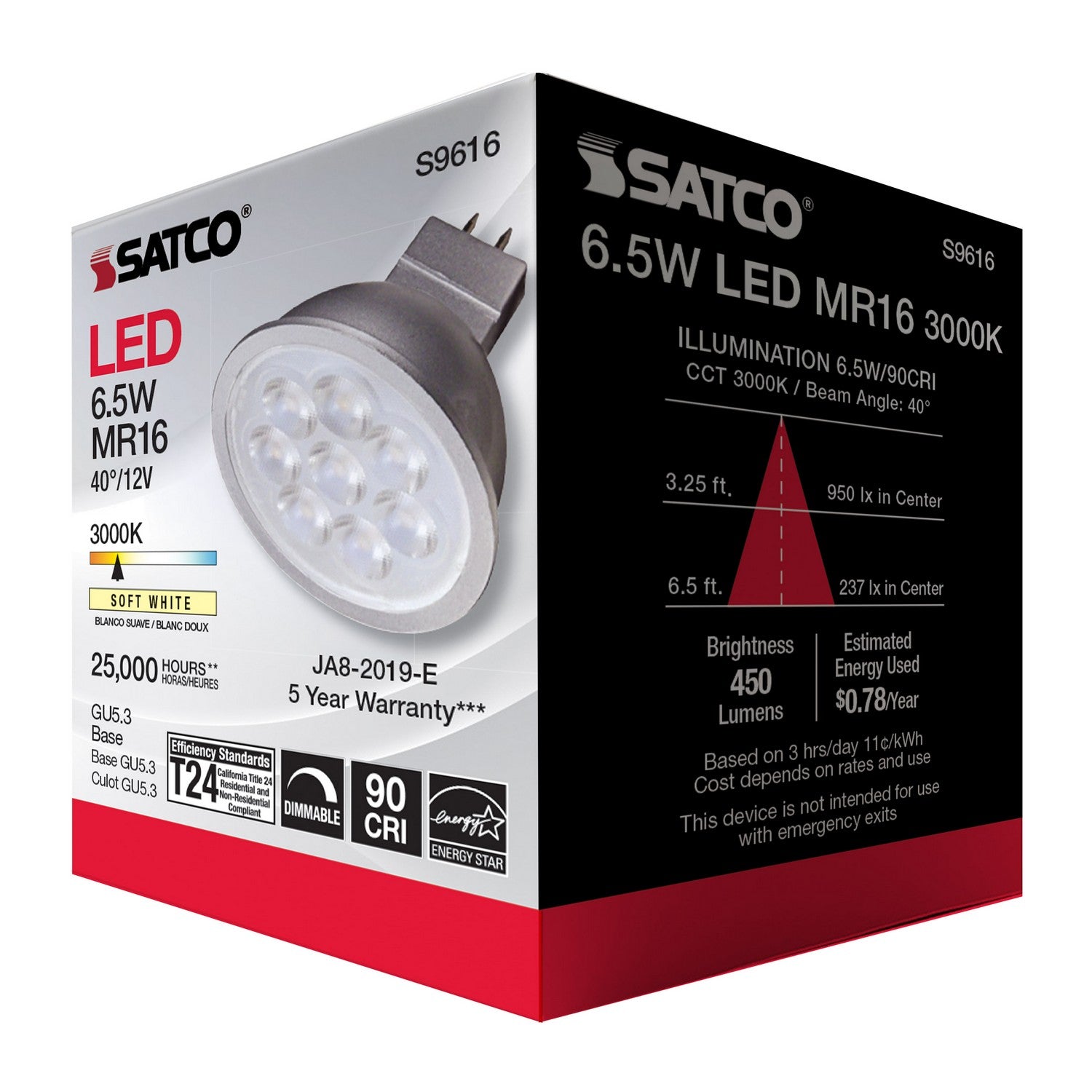 Satco - S9616 - Light Bulb - Gray