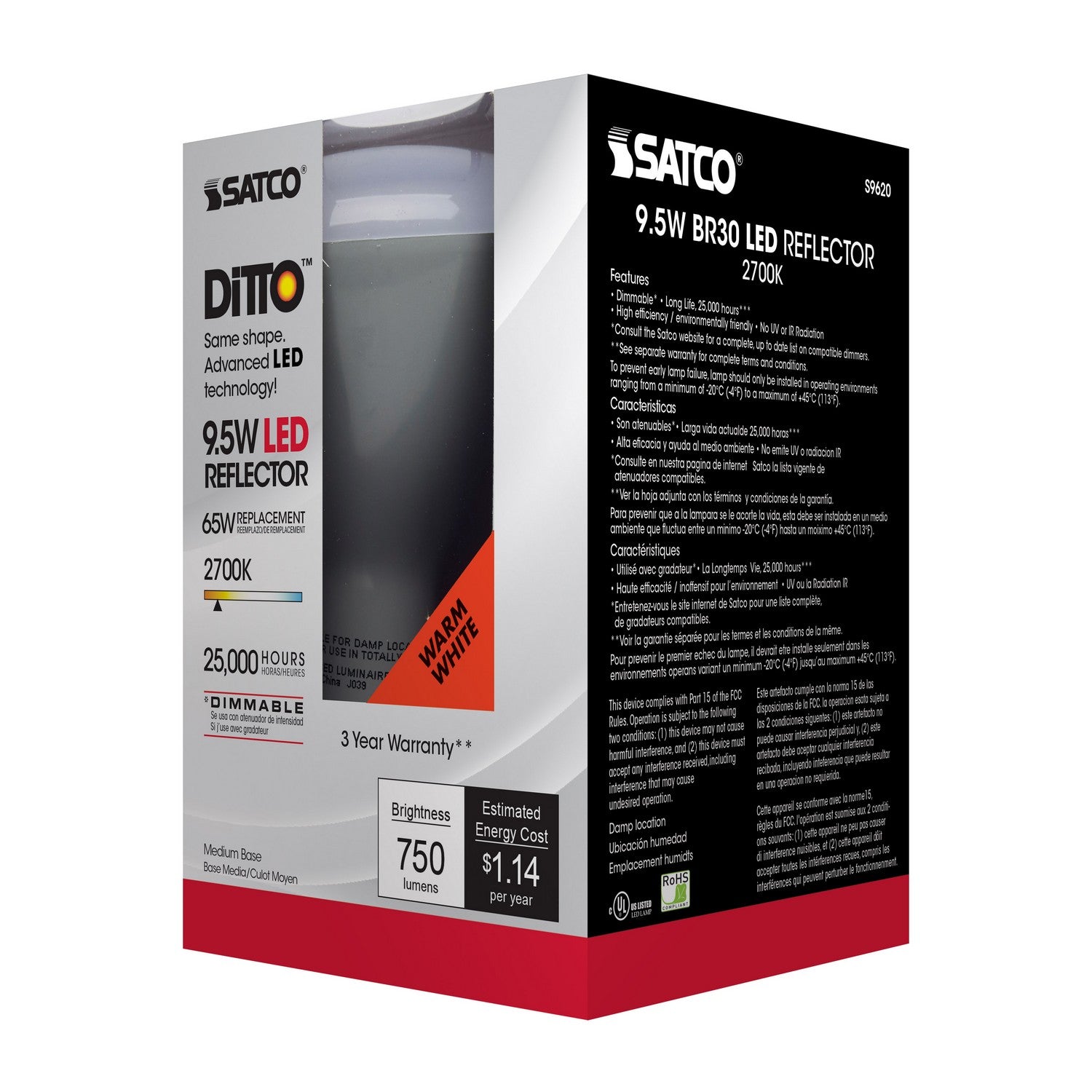 Satco - S9620 - Light Bulb - Frost