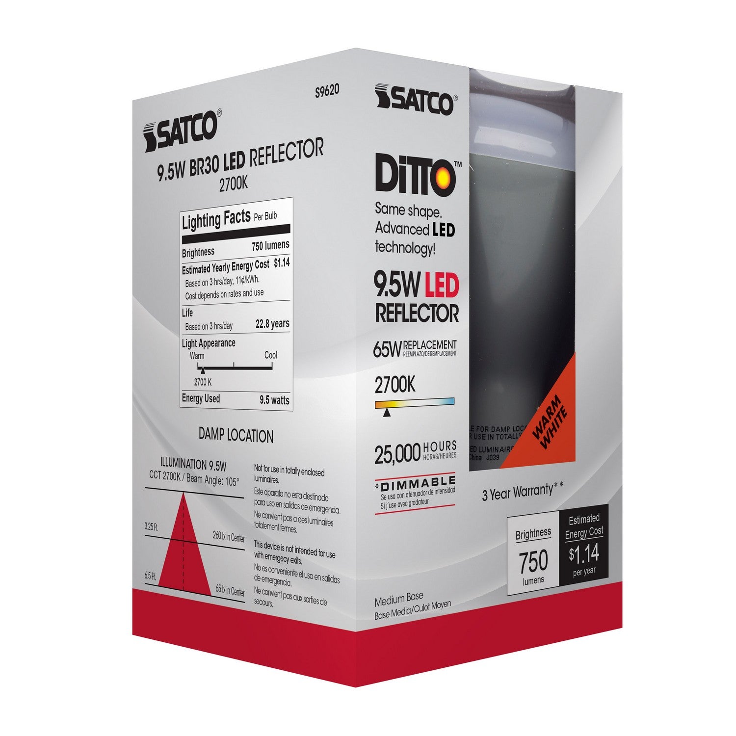 Satco - S9620 - Light Bulb - Frost