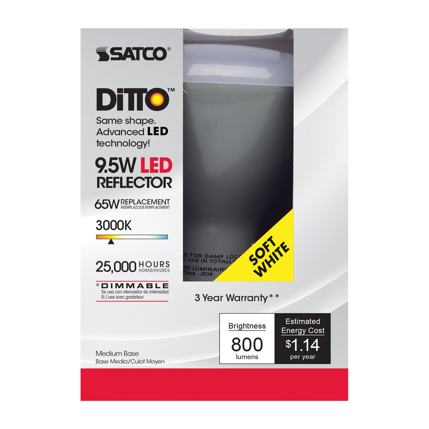 Satco - S9621 - Light Bulb - Frost