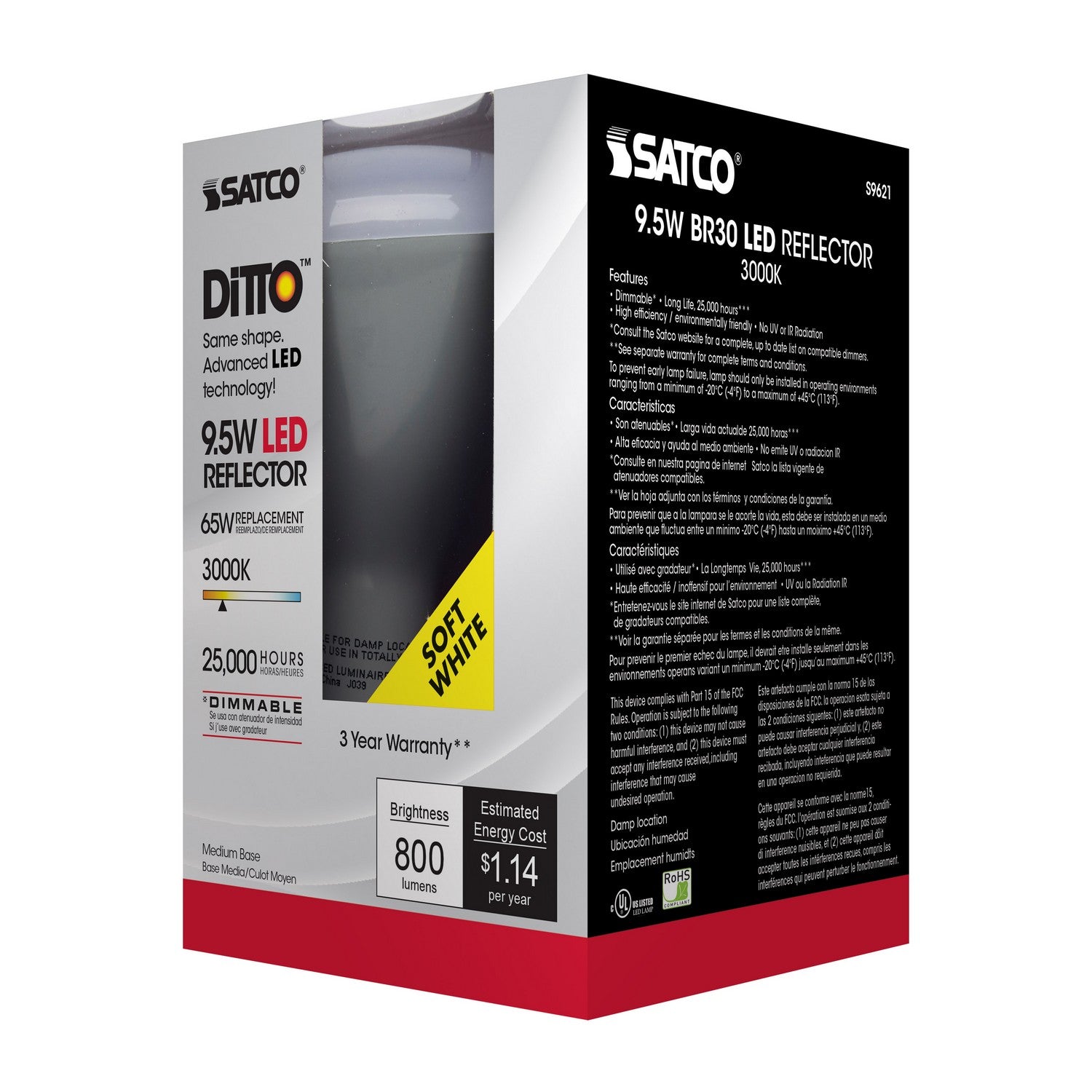 Satco - S9621 - Light Bulb - Frost
