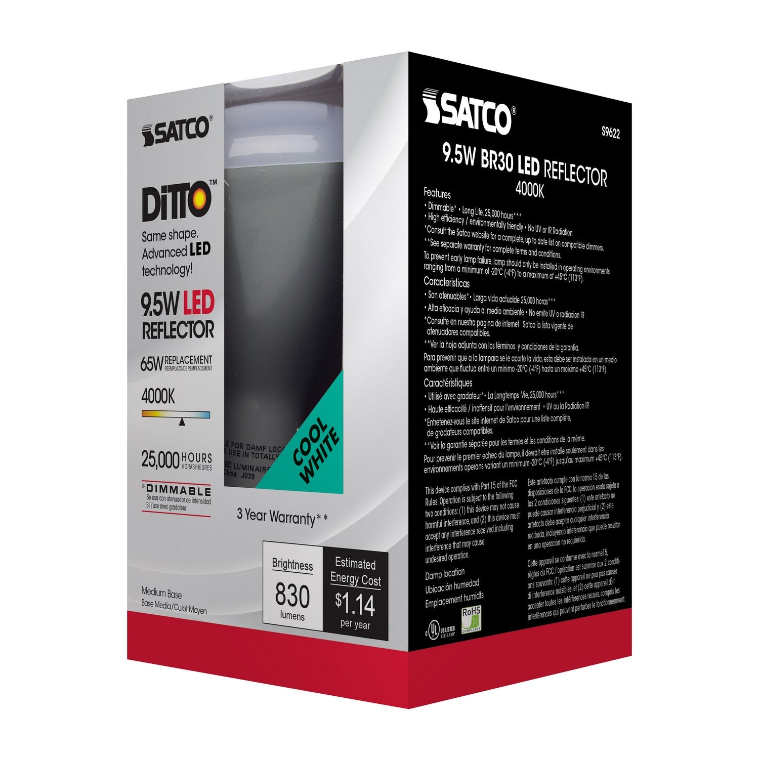 Satco - S9622 - Light Bulb - Frost