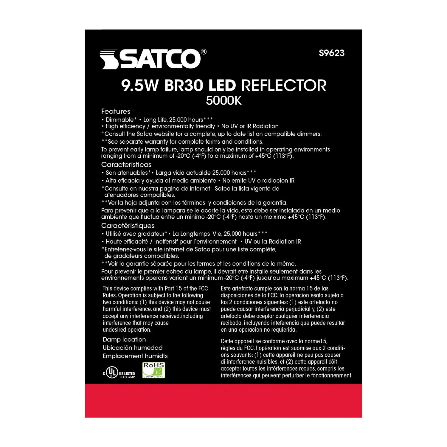 Satco - S9623 - Light Bulb - Frost