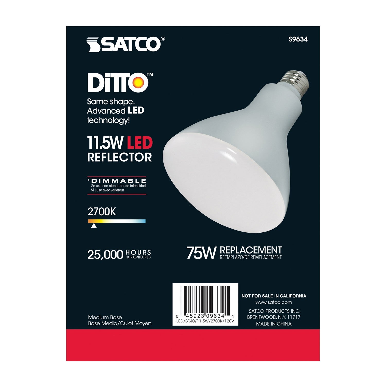 Satco - S9634 - Light Bulb - Frost