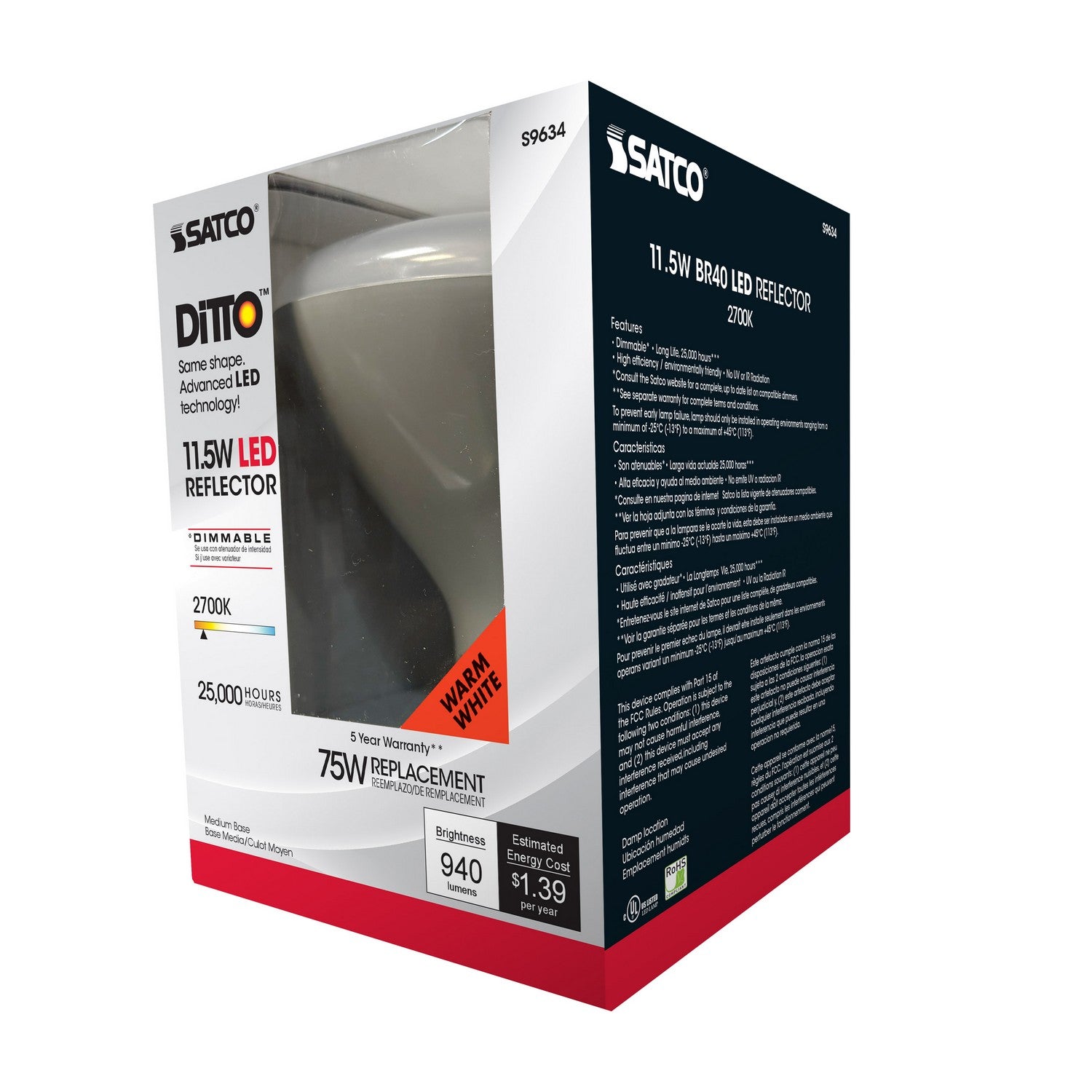 Satco - S9634 - Light Bulb - Frost