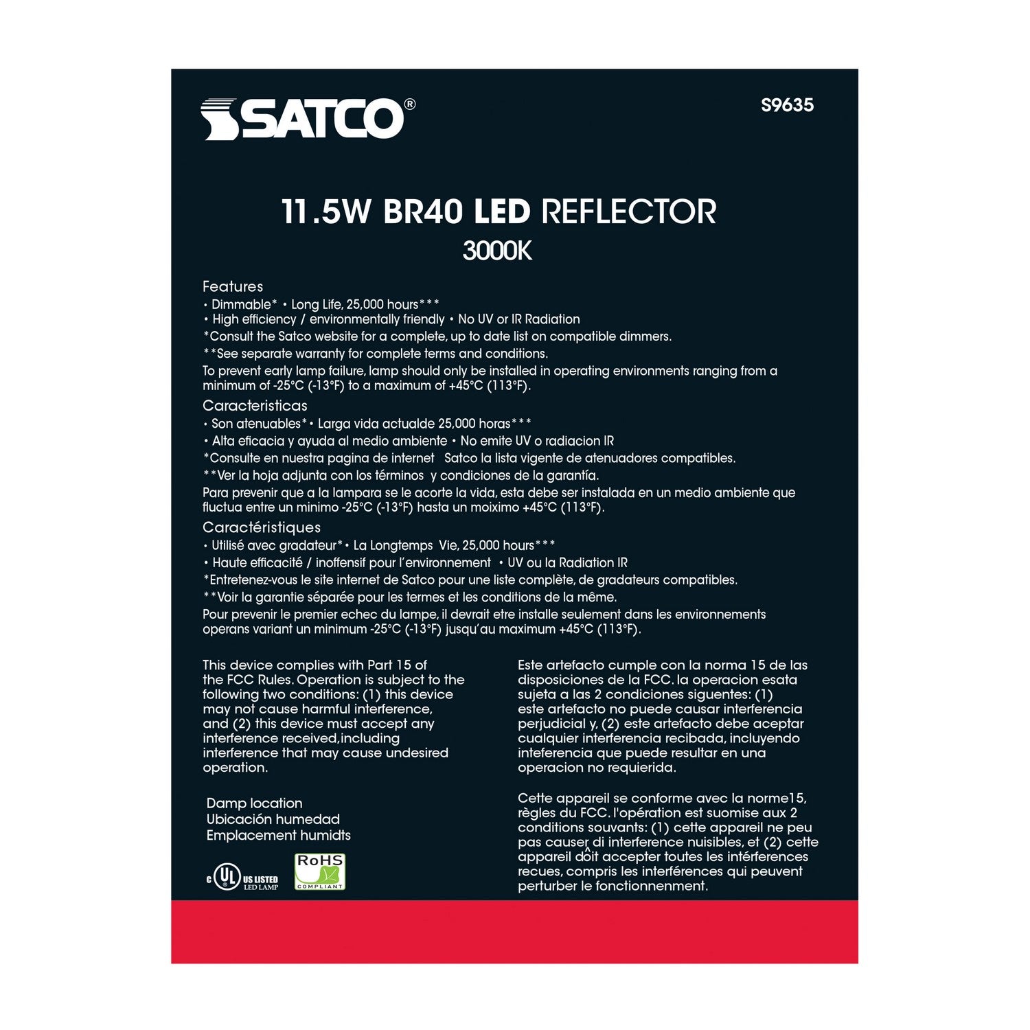 Satco - S9635 - Light Bulb - Frost