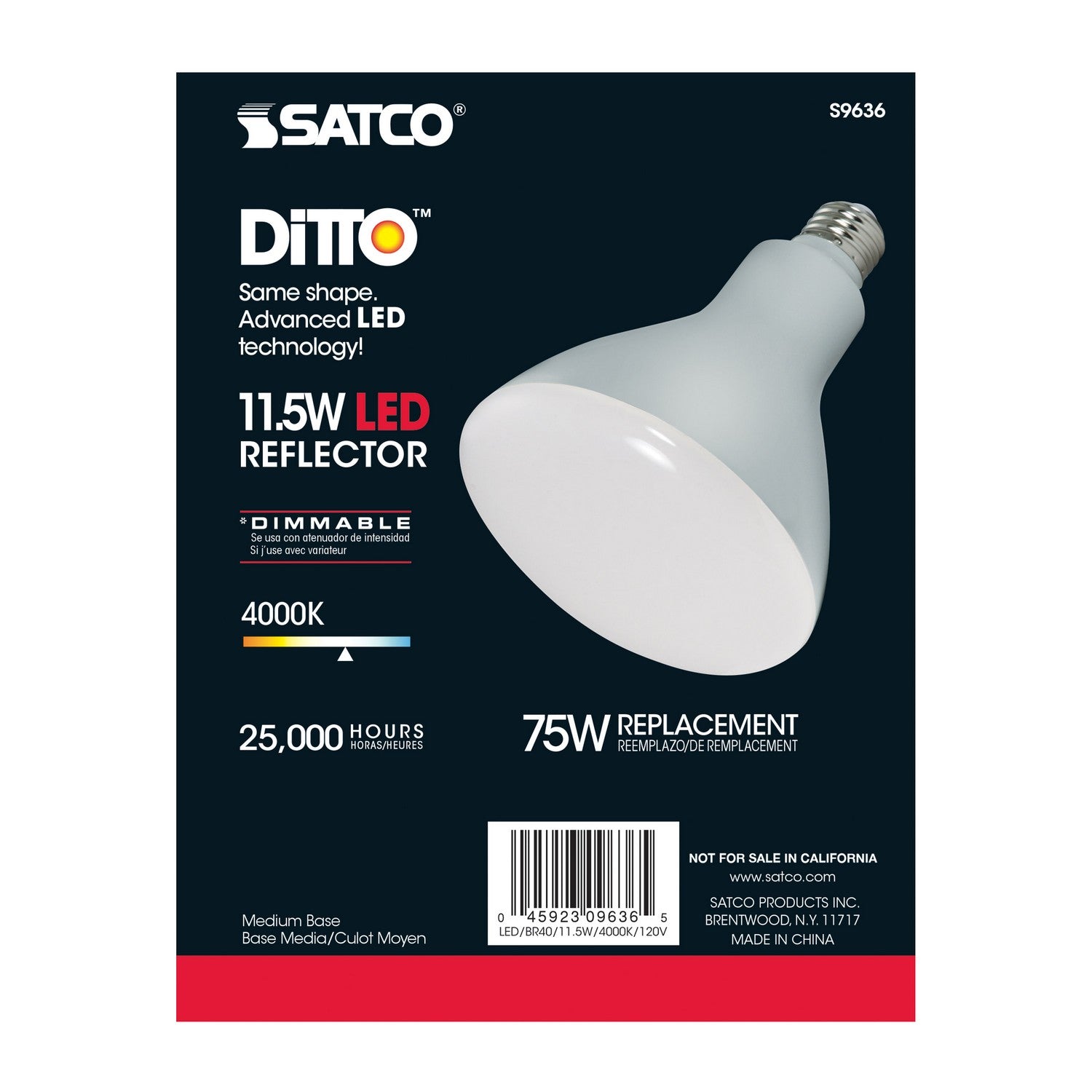 Satco - S9636 - Light Bulb - Frost