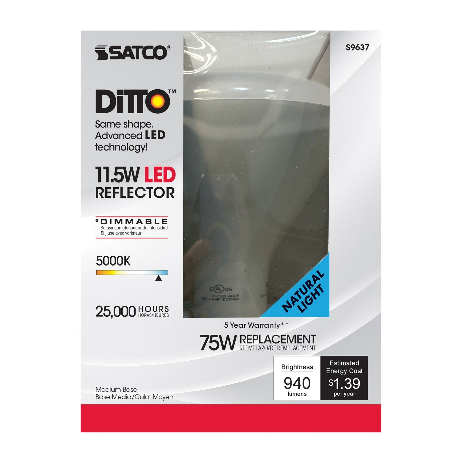Satco - S9637 - Light Bulb - Frost