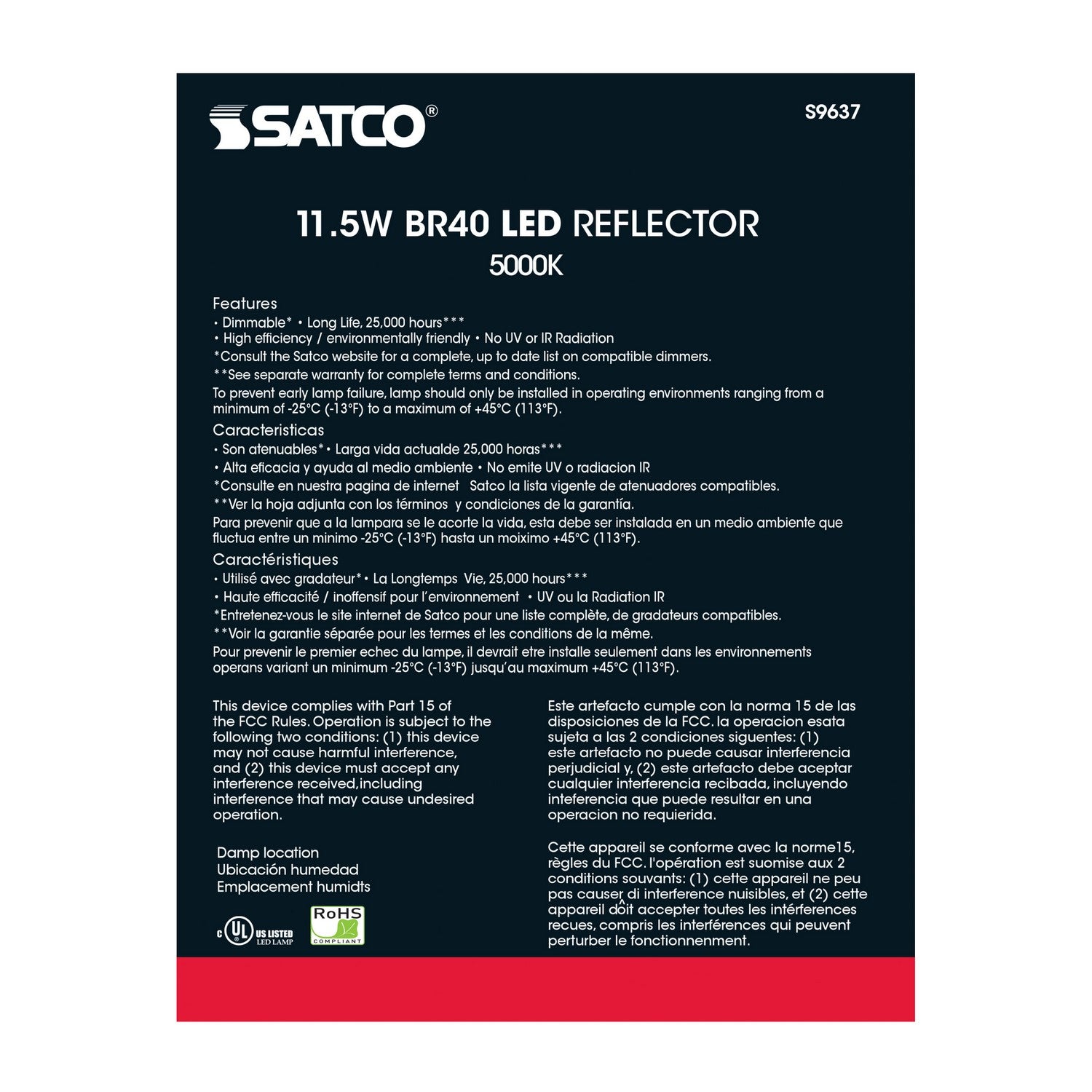Satco - S9637 - Light Bulb - Frost