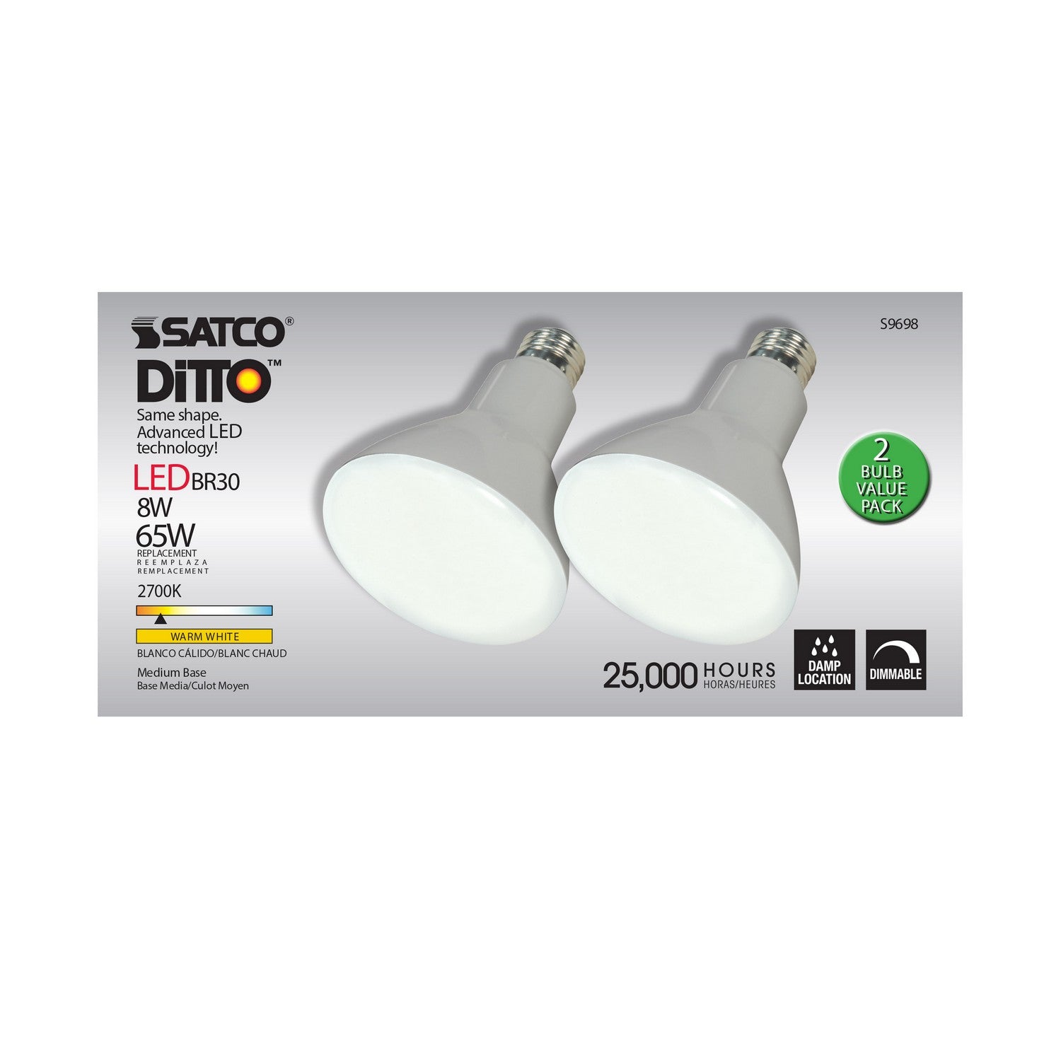 Satco - S9698 - Light Bulb - Frost
