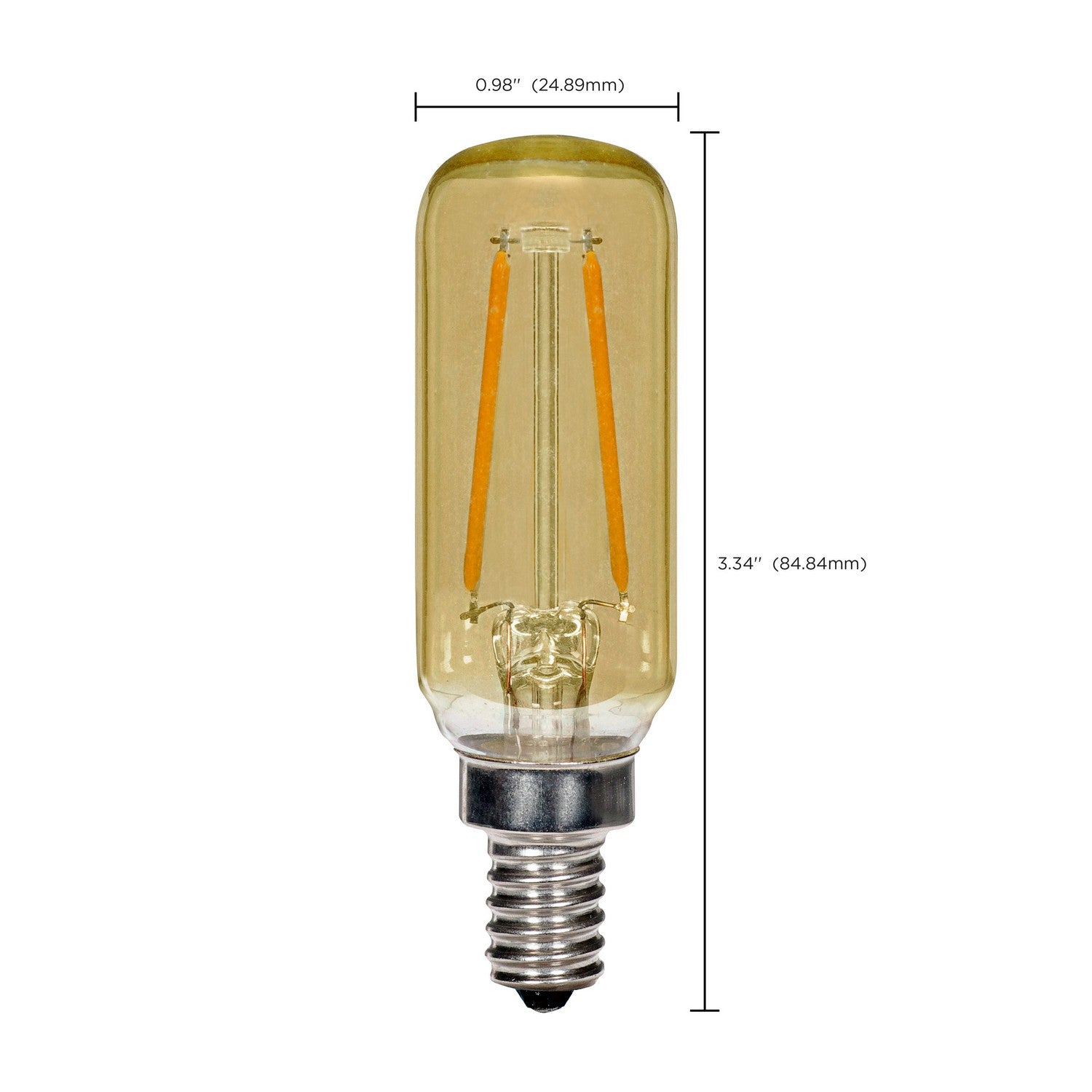 Satco - S9873 - Light Bulb - Transparent Amber