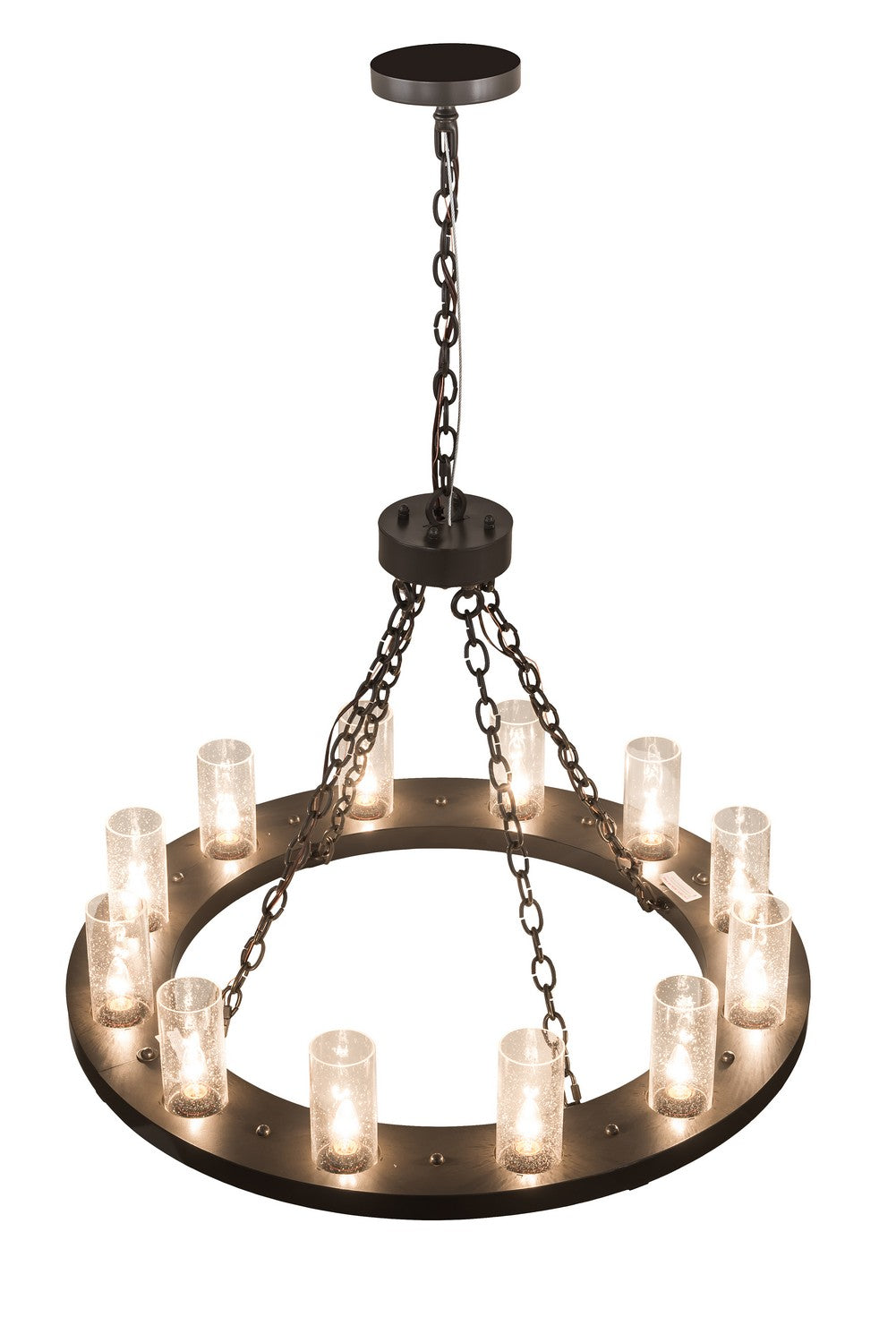 Meyda Tiffany - 192501 - 12 Light Chandelier - Loxley - Timeless Bronze