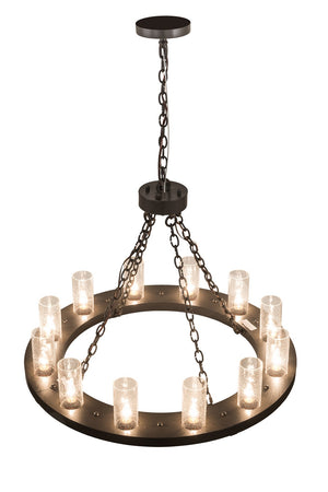 Meyda Tiffany - 192501 - 12 Light Chandelier - Loxley - Timeless Bronze