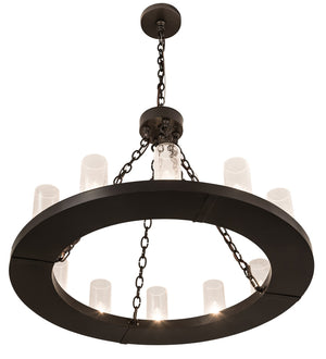 Meyda Tiffany - 192501 - 12 Light Chandelier - Loxley - Timeless Bronze