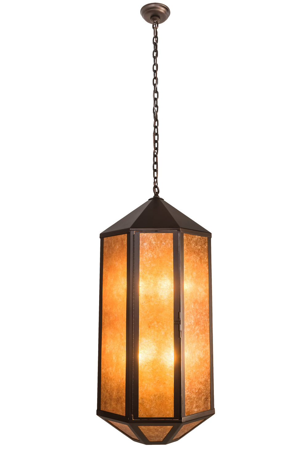 Meyda Tiffany - 193478 - Eight Light Pendant - Agnes - Mahogany Bronze