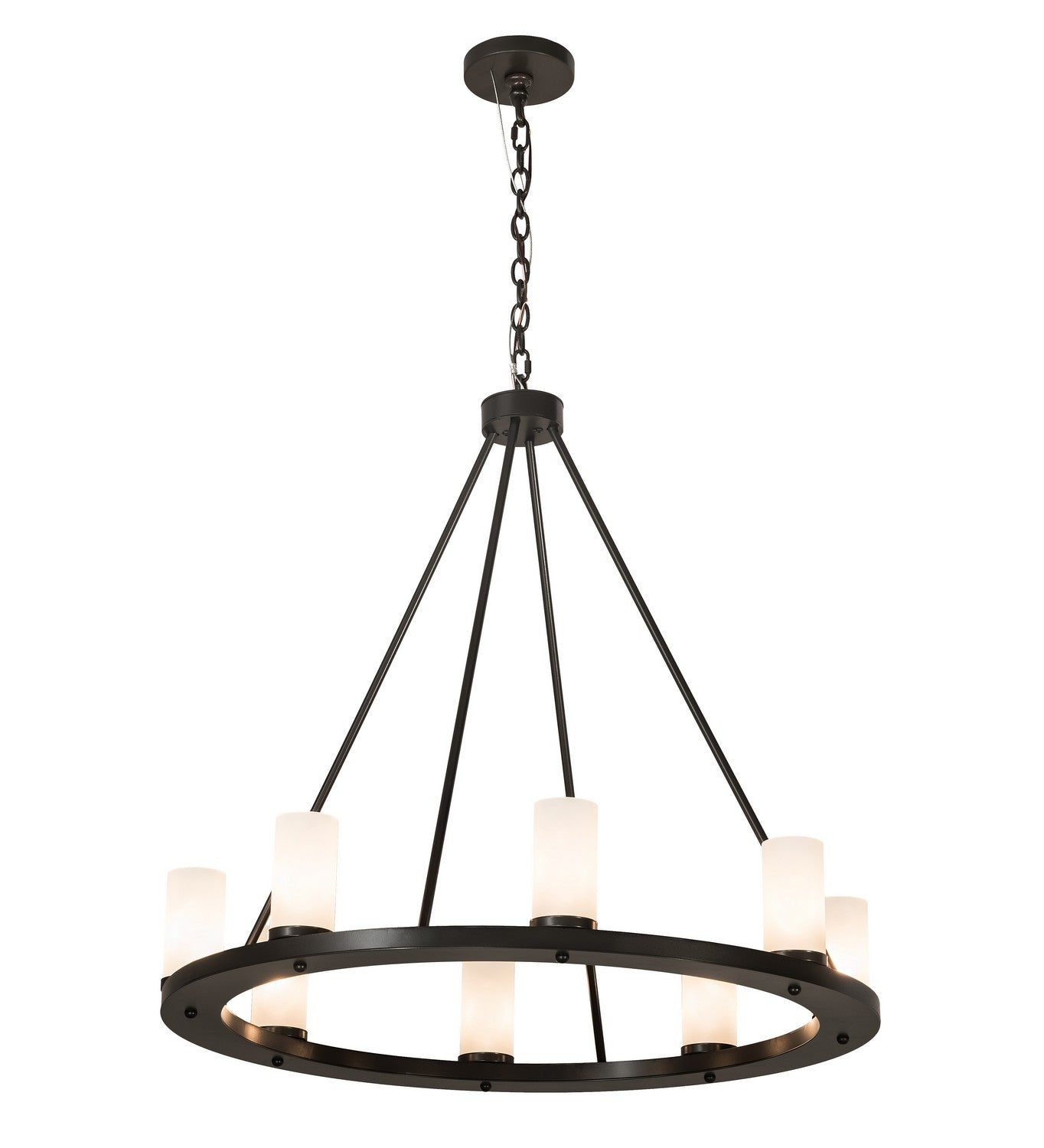 Meyda Tiffany - 194762 - Eight Light Chandelier - Loxley - Timeless Bronze