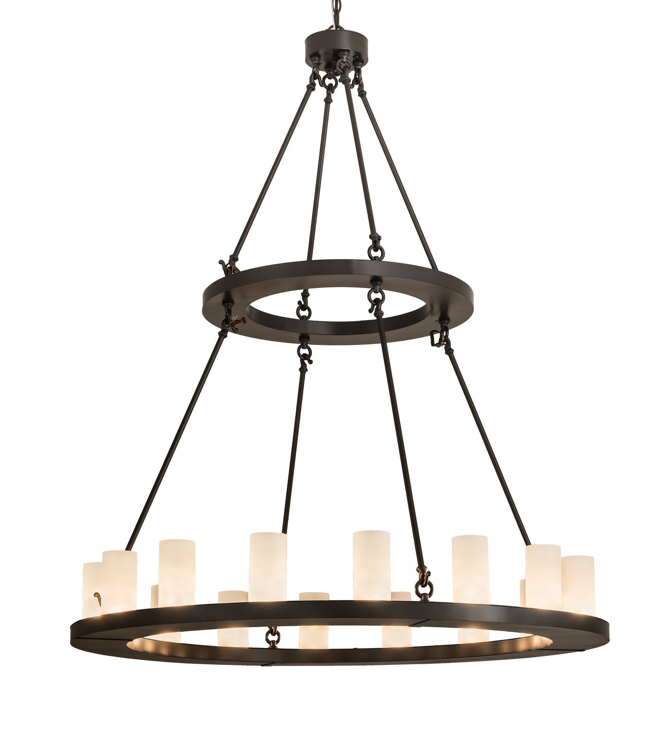 Meyda Tiffany - 194782 - 16 Light Chandelier - Loxley - Timeless Bronze