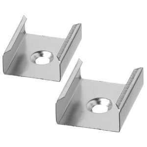 Dainolite Ltd - LD-C1-CLP - 2 Mounting Clips For LD-TRK Series - LED - Stainless