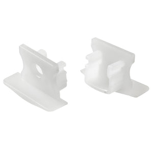 Dainolite Ltd - LD-LPB1-EC - 2pcs Set End Cap for LD-TRK-LPB1 Series - LED - White