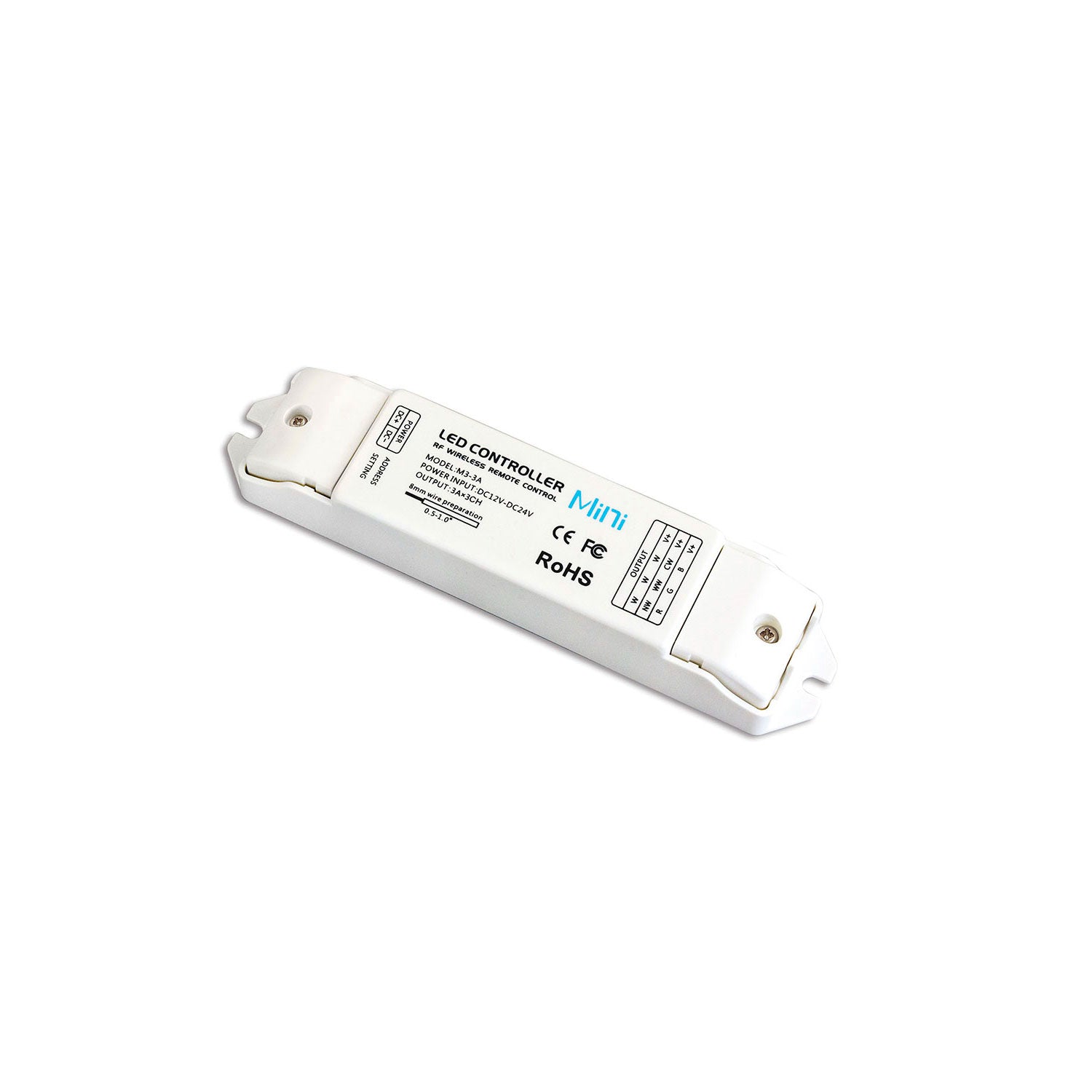 Dainolite Ltd - M3-3A - Receiver for CB-CCT, CB-DIM, CB-RGB - LED - White