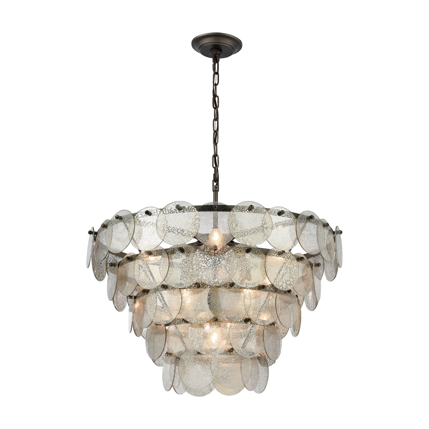 ELK Home - 1141-084 - Nine Light Chandelier - Airesse - Brushed Slate