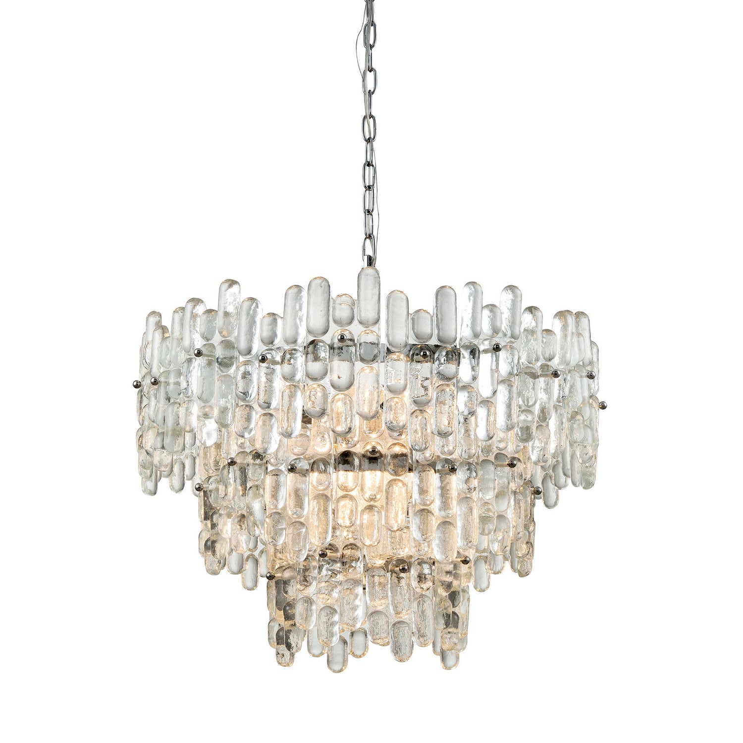 ELK Home - 1141-086 - Nine Light Chandelier - Icy Reception - Chrome