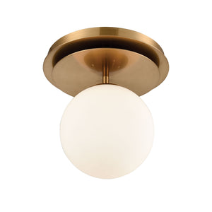 ELK Home - 1141-089 - One Light Flush Mount - Picfair - Aged Brass