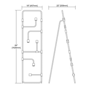 ELK Home - D3551 - LED Floor Lamp - Think Tank - Black