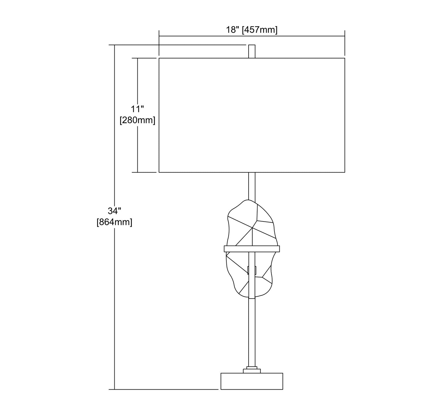 ELK Home - D3645 - One Light Table Lamp - Priorato - Clear