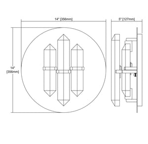 ELK Home - D3690 - Two Light Wall Sconce - Annees Folles - Natural