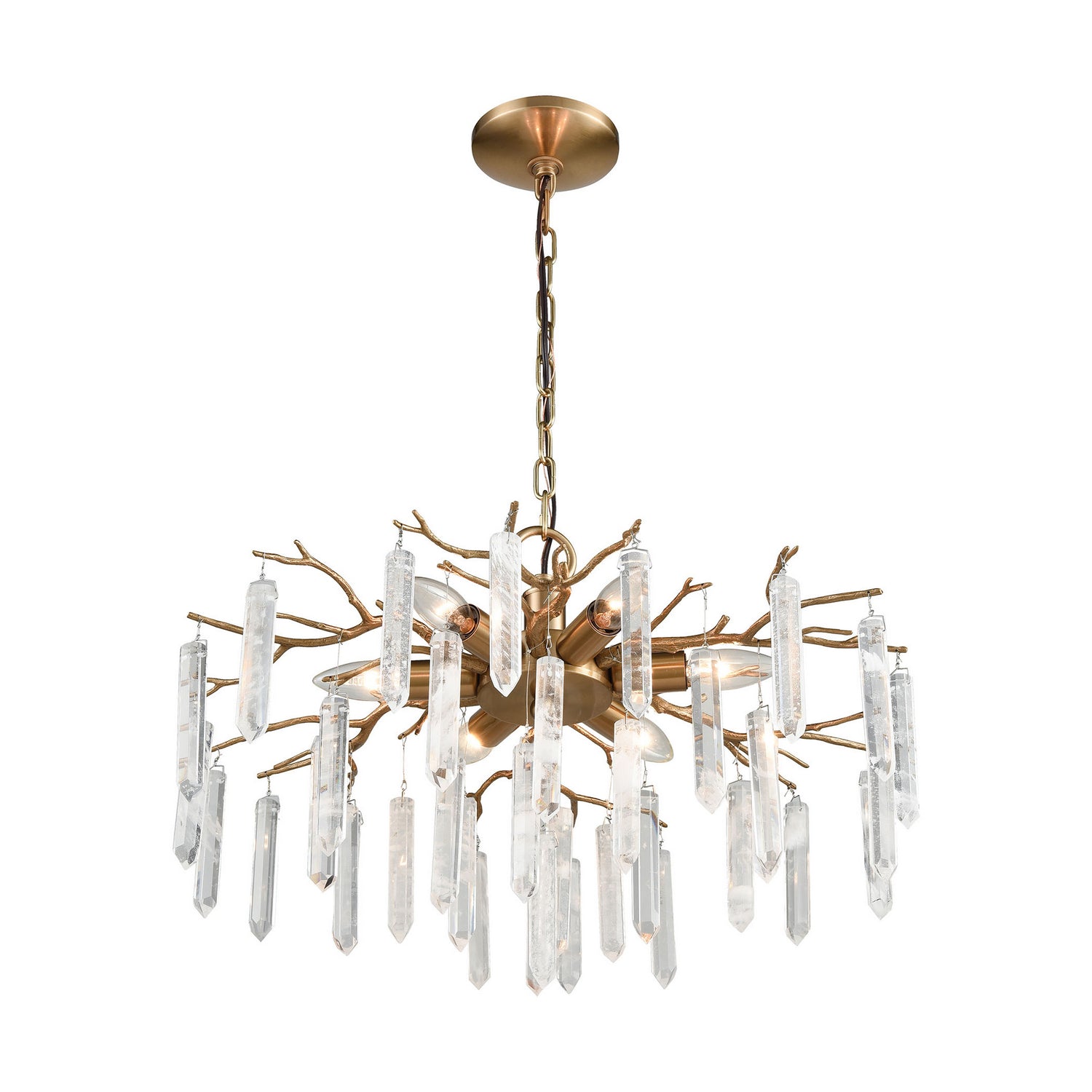 ELK Home - D3780 - Six Light Chandelier - Kvist - Cafe Bronze