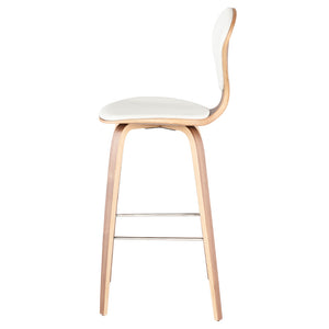 Nuevo - HGEM792 - Bar Stool - Satine - White