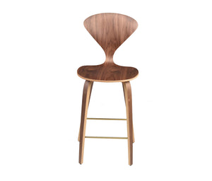 Nuevo - HGEM795 - Counter Stool - Satine - Walnut