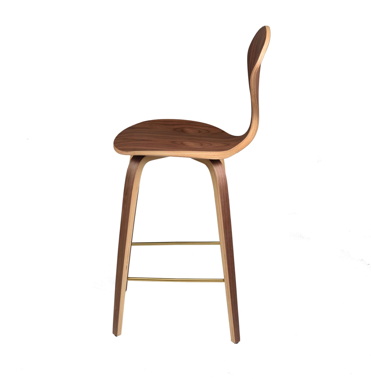 Nuevo - HGEM795 - Counter Stool - Satine - Walnut