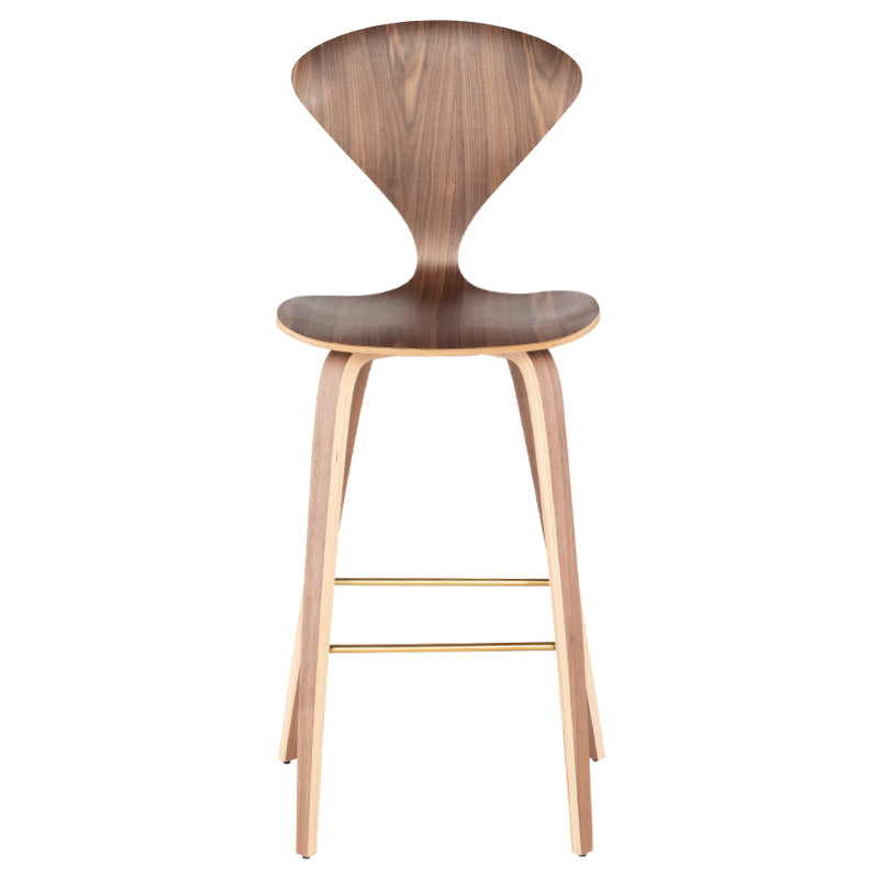 Nuevo - HGEM796 - Bar Stool - Satine - Walnut