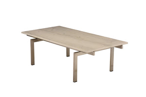 Nuevo - HGNA106 - Coffee Table - Louve - White