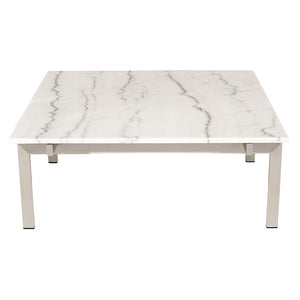 Nuevo - HGNA118 - Coffee Table - Louve - White