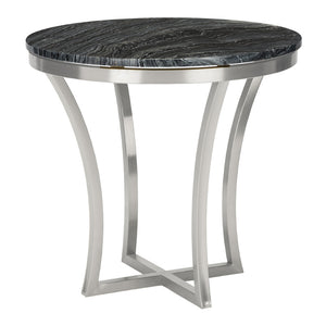 Nuevo - HGNA294 - Side Table - Aurora - Black Wood Vein